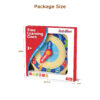 Children Educational Time Learning Wooden Clock Toys For Kids