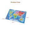 Geography knowledge kids jigsaw toy wooden wood puzzle world map for kids