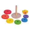 Wooden rainbow stacking toy Montessori classic education