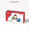2022 Hot Selling Mini Trailer Transporter Car Carrier Wooden Truck Toy For Children