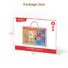 High Quality Kids Early Learning Wood Educational Wooden Calendar Toy