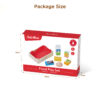 Children Pretend Role Play Game simulation Cutting Wooden Breakfast Food Set Toy For Kids