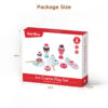New design children role play dessert toy wooden tea set afternoon