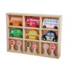 New Design Play Wooden Educational Traffic Sign Small Montessori Transportation Wooden Car Toy