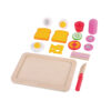 Eco-Friendly Funny Wooden Cooking Breakfast Toy