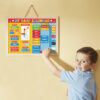 High Quality Kids Early Learning Wood Educational Wooden Calendar Toy
