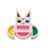 Wooden Building Blocks Rainbow Stacker Toys Wooden Blocks Stacking Game Cubes Blocks Construction toys