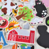 Montessori custom alphabet farm animals fridge wooden magnetic puzzle Kids Toys