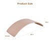 Multifunction customizable indoor round wobble yoga self balancing fitness rocker curvy board kids balance board wood