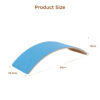 Children montessori fitness curved yoga curvy board kid size wooden rocker wobble wooden balance board