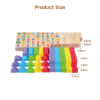 Montessori educational wooden intelligent wooden cubes wood building blocks toy