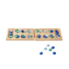 Wooden foldable mankala fold mancala board game