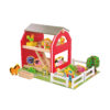 Children education wood animals farm house custom kids wooden toys 2022 farm house toys