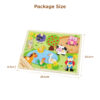 wooden puzzles for kids Children Animal Farm Early Learning Montessori Educational toy For Kids Gifts