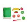 Wooden magnetic simulation kitchen toys food cutting game kids food cutting fruit toy