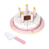 Wholesale Afternoon Tea Sweet Dessert Number Candles Chocolate Cutting Wooden Cake Toys