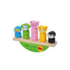 Educational toys creative cartoon balance game wooden animal balance block game for kids