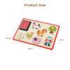 Custom Non-Toxic Wooden Sponge Stamp Kit Puzzle Toys Home Educational For Kids
