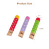 Hot Selling Colorful Customs Interesting Wooden Rainbow Whistle Toy