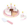 Wholesale Afternoon Tea Sweet Dessert Number Candles Chocolate Cutting Wooden Cake Toys