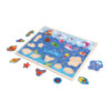 Play Pieces Toy Toddler Wooden Marine Organism Sealife Animal Puzzle