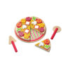 Pretend play mini cutting wood toys pizza cutter oven wooden pizza toy for toddler