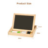 Multi-functional educational toy 3d magnetic jigsaw puzzle drawing board wooden magnetic toy