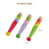 Hot Sale 6 Holes Portable Wooden Flute Musical Instrument Toys Traditional Wood Toy For Kids