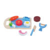 New kids pretend play wooden kitchen food toys with fruit and vegetables
