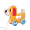 Montessori Wooden Animal Toys Dog Shape Pull Along Toys
