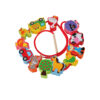 Children large wood lacing beads toys string beads wooden toys