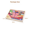 21 pcs educational colorful baby stacking Pirate Scene toy building wooden block for kids
