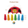 Wooden Educational Fancy Ladybug Shape Natural Wood Balanced Game