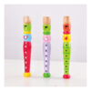 Hot Sale 6 Holes Portable Wooden Flute Musical Instrument Toys Traditional Wood Toy For Kids