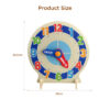 Children Educational Time Learning Wooden Clock Toys For Kids