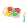 Baby kids cute magnetic wooden pretend play kitchen food set fruit cutting toy with board