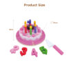 Most Popular Kids Pretend Play Wooden Birthday Cake Toy With 5 Candles
