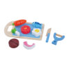 New kids pretend play wooden kitchen food toys with fruit and vegetables