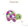 Montessori Toys Animal Tortoise Shape wooden Pull Along Toy