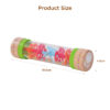 Musical instruments beaded raindrops new rainfall sounds rain tube plastic musical shaker sensory toys rainmaker toy wood