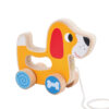 Montessori Wooden Animal Toys Dog Shape Pull Along Toys