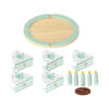Hot Sell Wooden Strawberry Pin Sweet Dessert Set Pretend Food Toy Birthday Cutting Wood Cake Toy