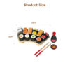 Hot Selling Cutting Food Cooking Set Wooden Toy Japan Salmon Sushi Toys Fish Kitchen Toys For Kids