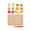 14 Pcs Wooden Role Play Kitchen Food Pretend Cutting Food Fruit Set Toys Wood
