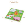Educational custom wooden animal shaped 3D jigsaw puzzle kids cartoon toy wooden animal puzzle