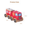 Hot Sell Wooden Kid's Car Wood Blocks Toy with Wheels for kids