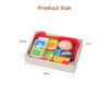 Children Pretend Role Play Game simulation Cutting Wooden Breakfast Food Set Toy For Kids