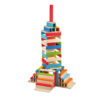 200PCS Colorful Early Educational Kids Toys  Wooden Stacking Building blocks With Two Balls