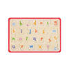 Plywood educational capital letter wooden peg toddler alphabet puzzle toys for babies