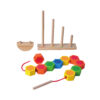 Intelligent 2 In 1 lacing toys threading learning balance game stringing beads to